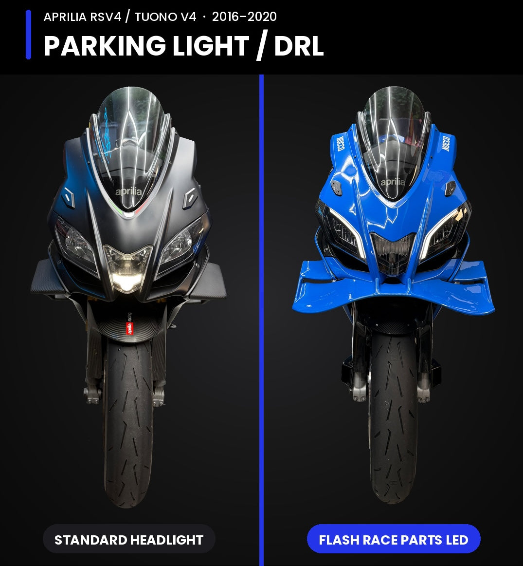 Aprilia RSV4 / Tuono V4 Full LED Headlight (2016–2020)
